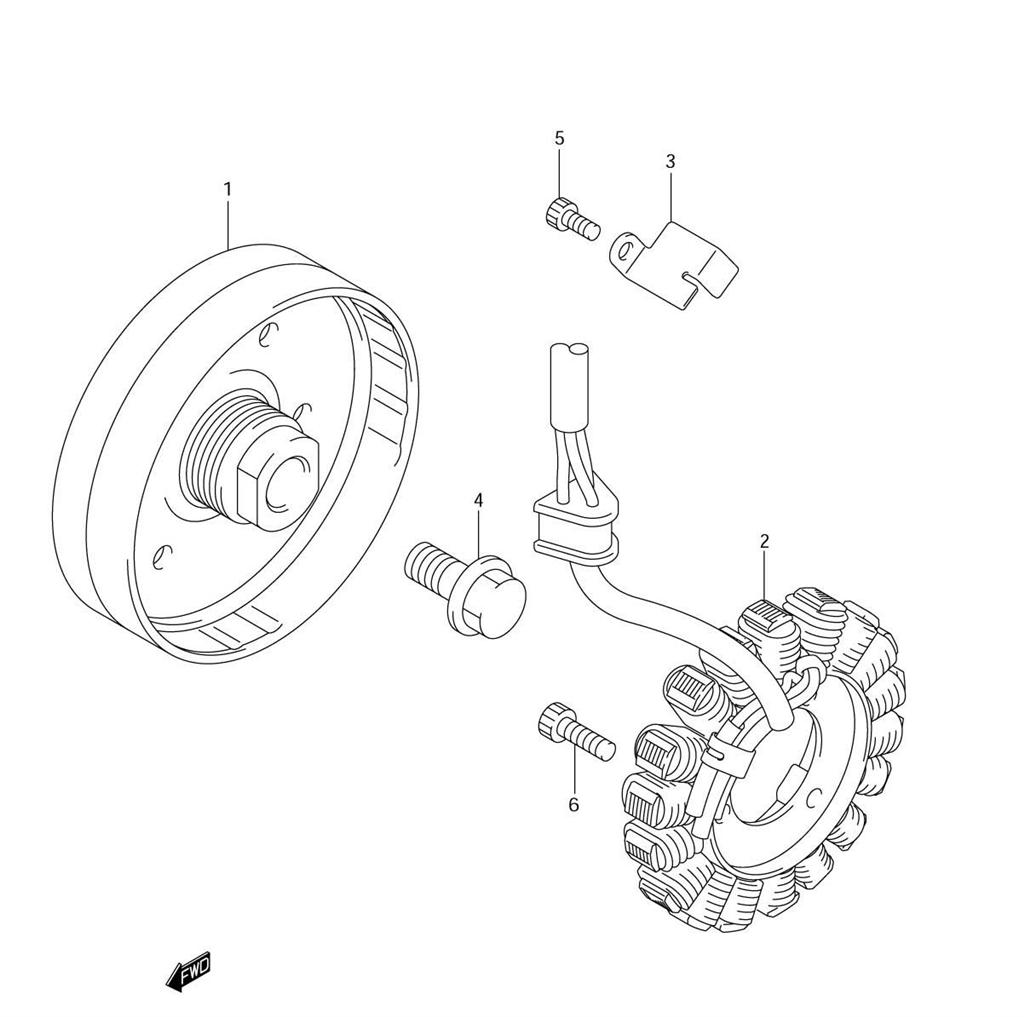 GENERATOR GSXR600 GSXR750 2006-07