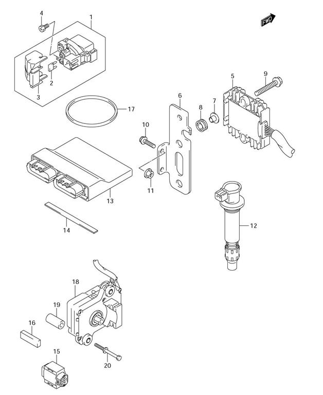 ELECTRICAL GSXR750 2006-07