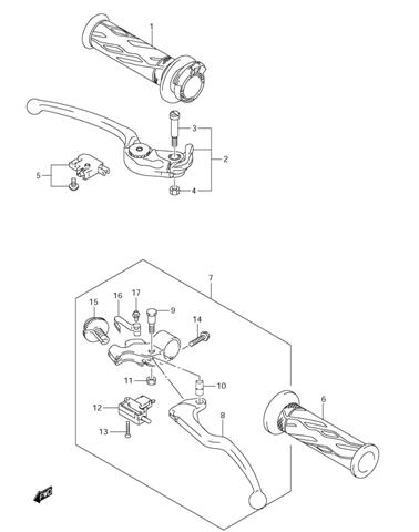 LEVER CLUTCH BRAKE GSXR600 GSXR750 2011-26