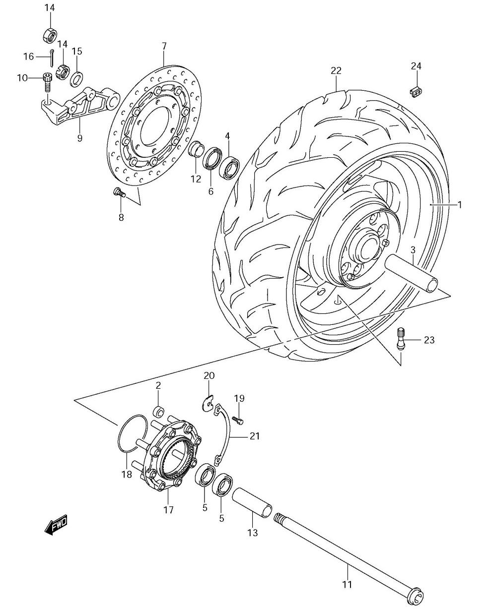 m109r用260サイズリア オンロタイヤバリ山 m109r用260サイズリア オン