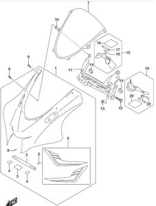 COWLING BODY GSXR1000 2017-25