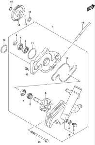 WATER PUMP DL650 2017-25