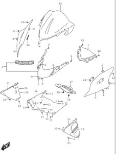 COWLING BODY GSX1300RRG 2022-26