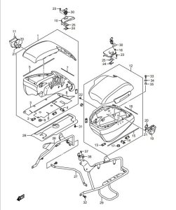 SIDE BAG MOUNTING HARDWARE C90T 2013-19