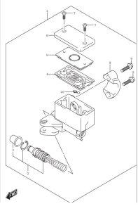 FRONT MASTER CYLINDER GSX800FRQ 2024-26 GSX-800TRQ TTRQ 8T 8TT 2026