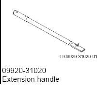 EXTENSION HANDLE 09920-31020