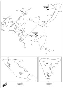 Shop Suzuki > OEM Replacement Parts DRZ4S/SM 2025 > FRONT FENDER