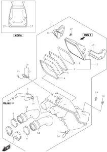 AIR FILTER GSX-8T GSX-8TT 2026
