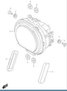 HEADLAMP GSX-8TT GSX-8TTRQ 2026
