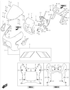 COWLING BODY GSX-8TTRQB 2026