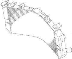 RADIATOR 2004-05 GSXR 750 17710-30G00