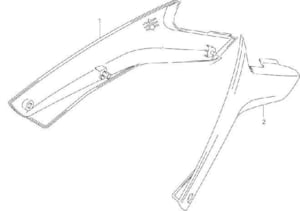 FRAME COVER DL650 2004-11