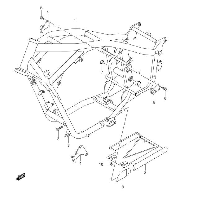 FRAME M109R VZ1800 2006-19