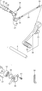 SHIFTER GSXR600 2001-03