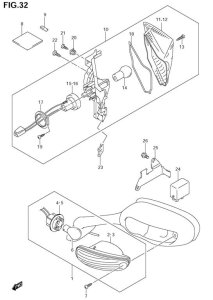 TURN SIGNAL GSXR1000 2009-16