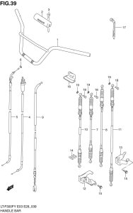 CABLES LTF300F 4WD 1999-2002
