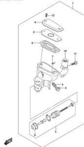 FRONT MASTER CYLINDER GSX-S1000 2016-20