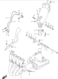 MUFFLER GSX-S1000F 2016