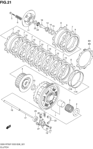CLUTCH GSXR750 2000-03