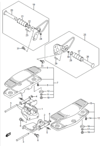 FOOTREST C90 C90T 2013-18