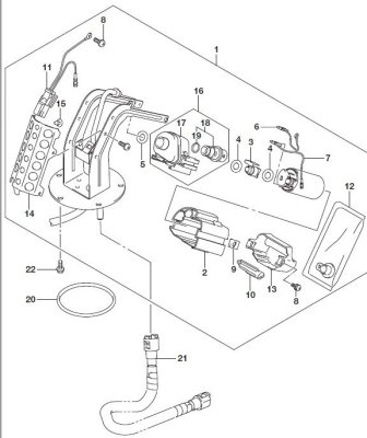FUEL PUMP GSX250R 2018-24
