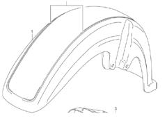 FENDER FRONT C50 C50T VL800 2001-08