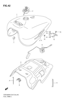 FUEL GAUGE M109R 2006-25 34810-48G00