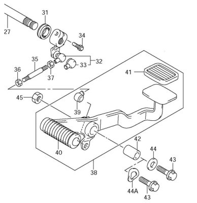 SHIFTER GEAR C50 2009-25