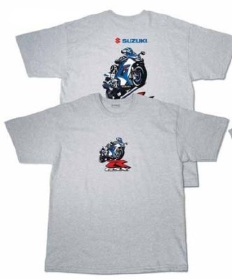 SUZUKI GSXR ACTION IMAGE T SHIRT 