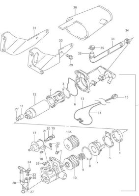 FUEL PUMP GSX1300 1999-2000