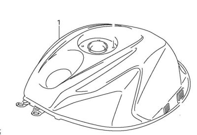FUEL TANK GSXR600 2011-26