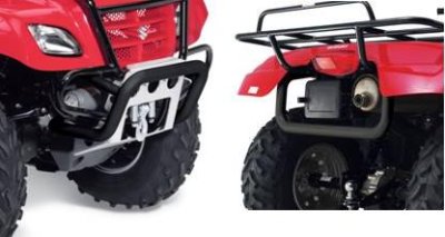 BUMPERS FRONT OR REAR EIGER 400 ALL YEARS  --CLOSEOUT--