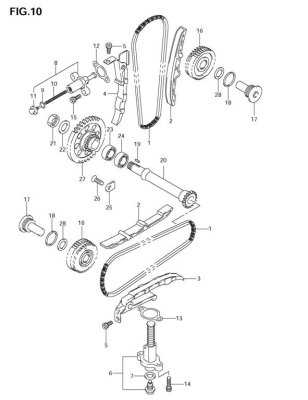 CAM CHAIN DL1000 2006-12