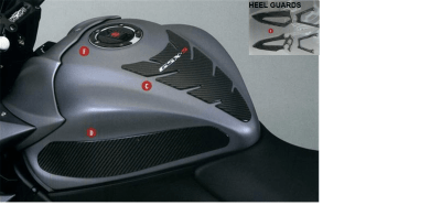 CARBON TRIMS GSX-S1000 2016-20