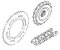 CHAIN SPROCKETS GSXR1000 2009-16