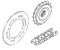 CHAIN SPROCKET GZ250 2003-07